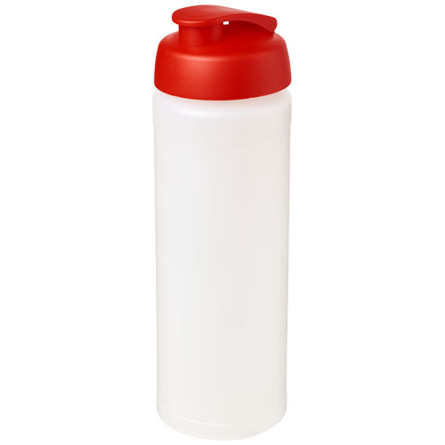 Bidon de sport promotionnel 750ml Baseline® Translucide et Rouge